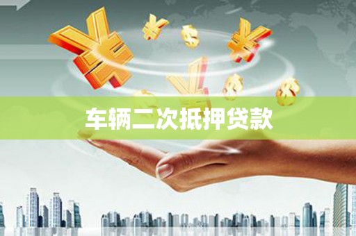 茌平车辆二次抵押贷款