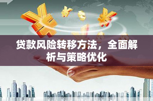 茌平贷款风险转移方法，全面解析与策略优化