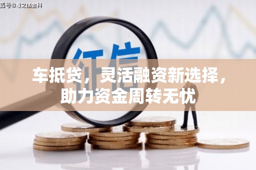 茌平车抵贷，灵活融资新选择，助力资金周转无忧