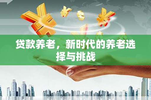 茌平贷款养老，新时代的养老选择与挑战