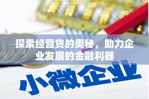 茌平探索经营贷的奥秘，助力企业发展的金融利器