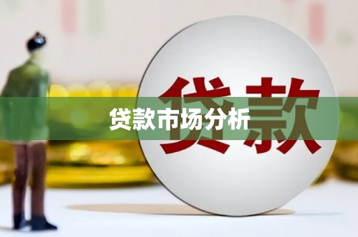 茌平贷款市场分析