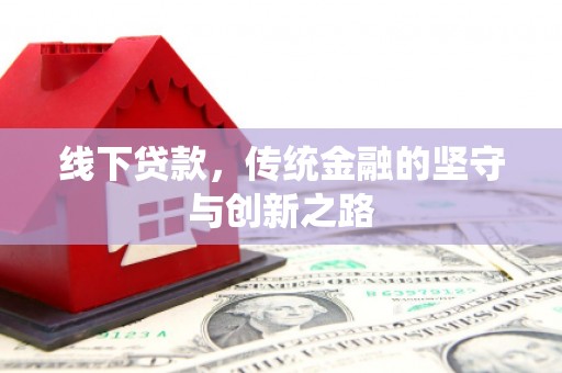 茌平线下贷款，传统金融的坚守与创新之路