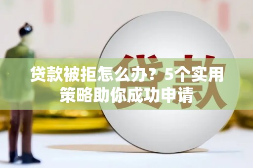 茌平贷款被拒怎么办？5个实用策略助你成功申请